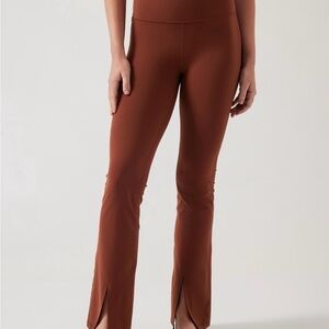 Athleta High Rise Split Flare Pants